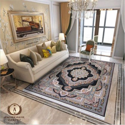 فرش ۱۲۰۰ شانه طرح باغ معلق