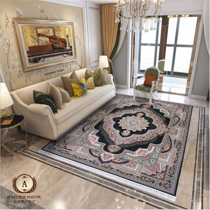 فرش 1200 شانه تراکم 3600 طرح باغ معلق