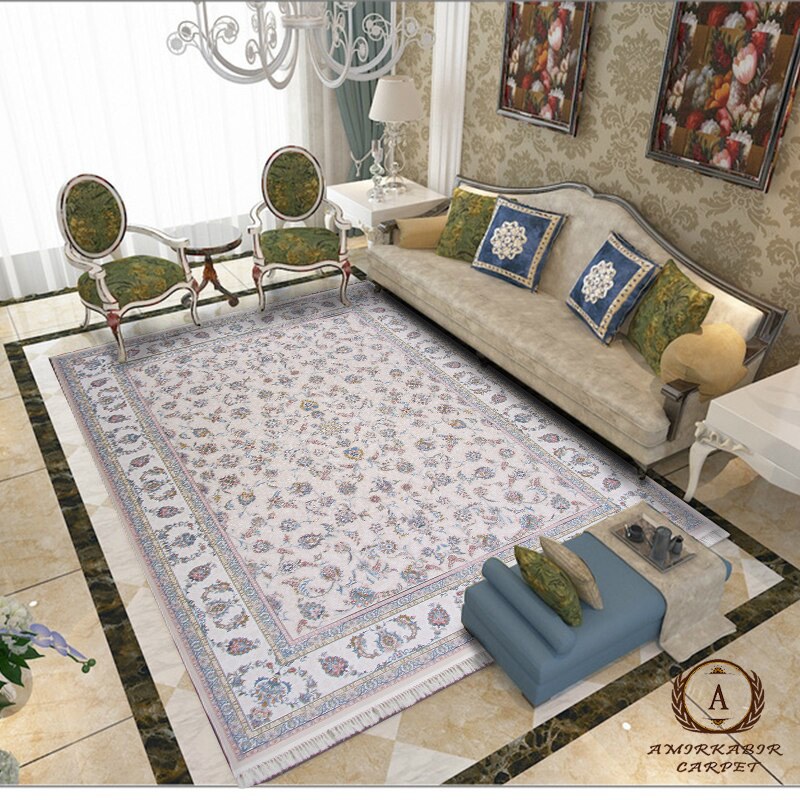 فرش 1200 شانه طرح السا گل برجسته