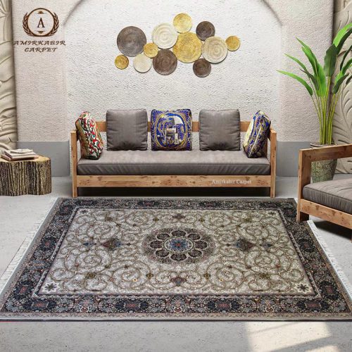 فرش ۷۰۰ شانه طرح اسلیمی