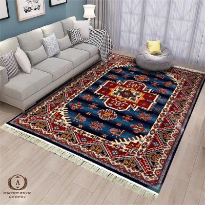 فرش گبه ماشینی کد 3-396-20