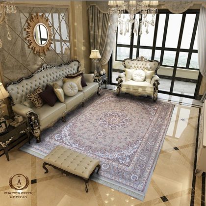 فرش ۱۲۰۰ شانه طرح شبنم گل برجسته