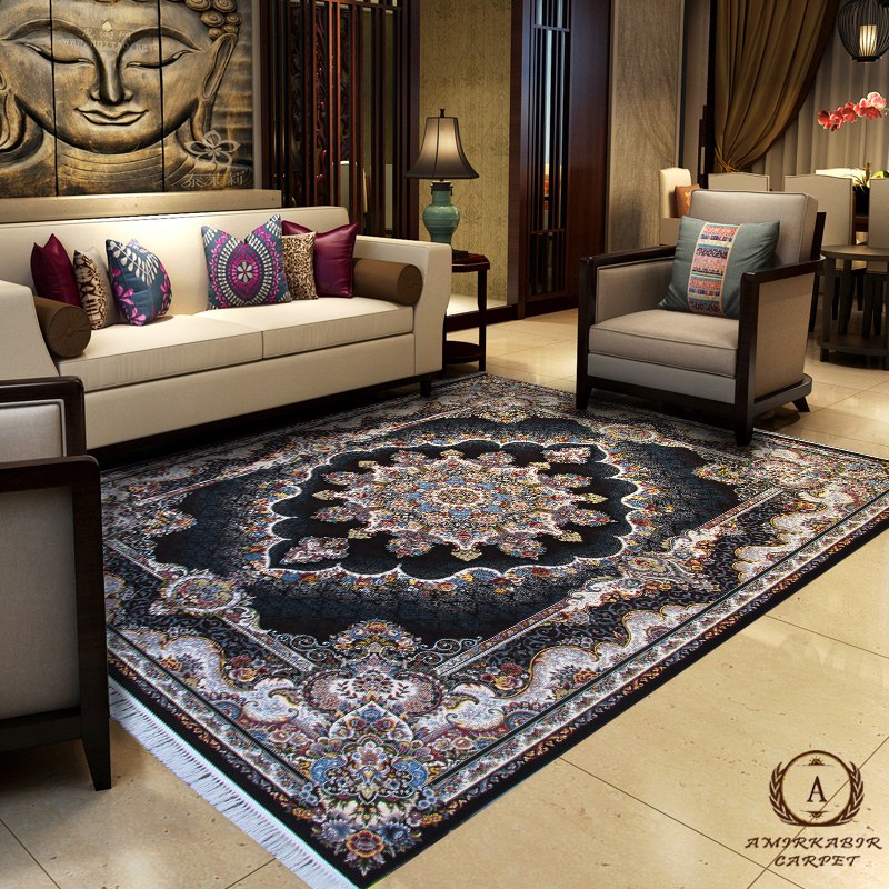 فرش 700 شانه 3000 تراکم طرح نیلا