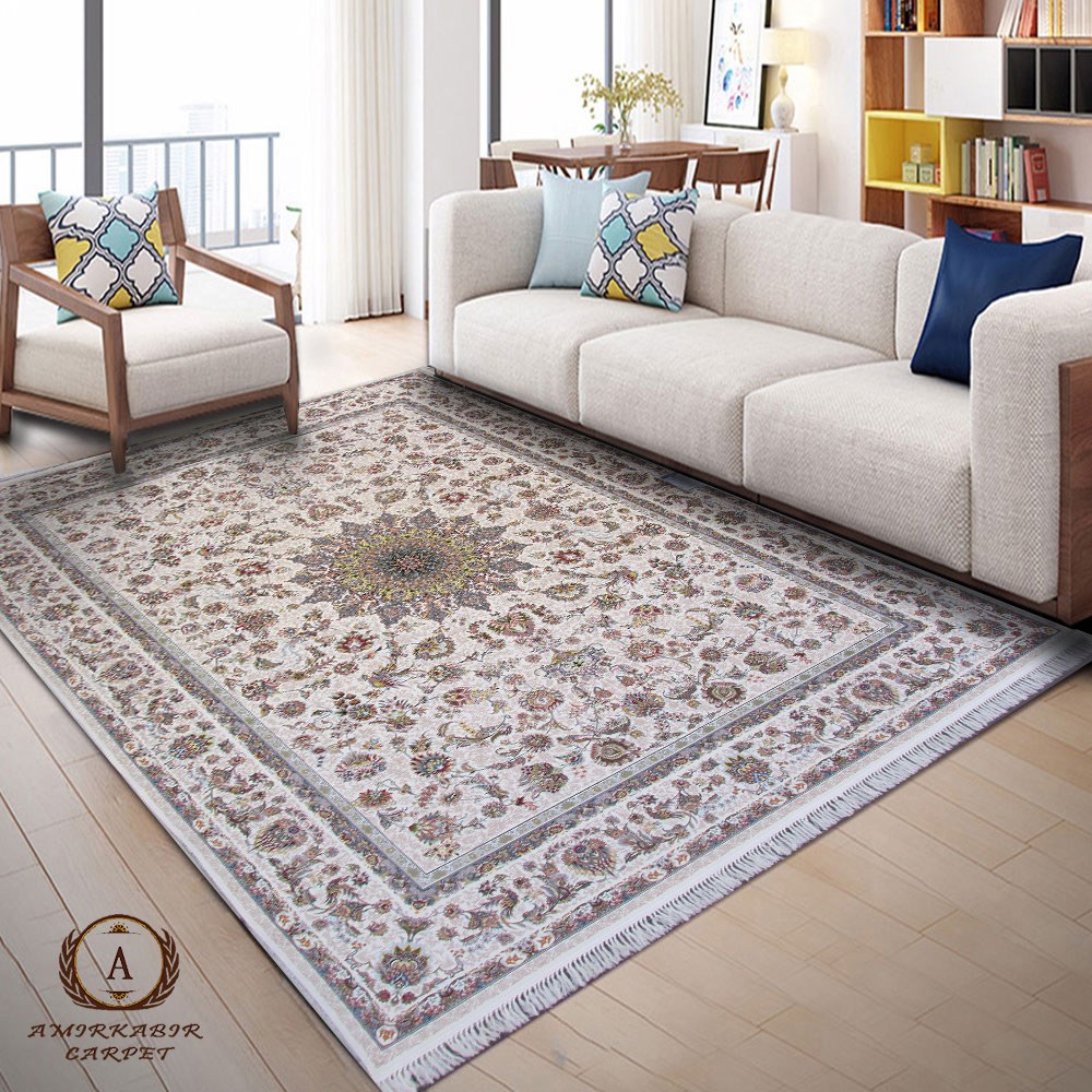 فرش 1200 شانه طرح افشان قاجاری