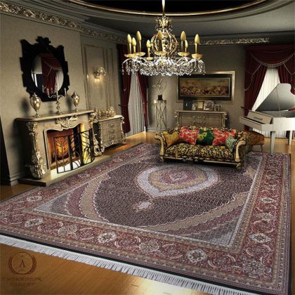 فرش ۷۰۰ شانه طرح ریز ماهی