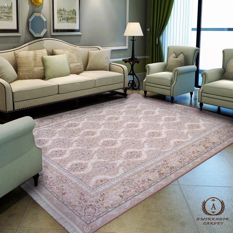 فرش ۱۲۰۰ شانه طرح واگره-کارخانه فرش کاشان