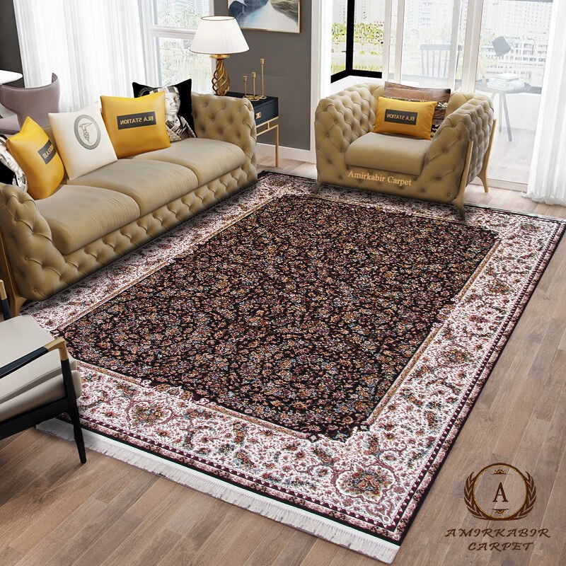 فرش ۱۲۰۰ شانه طرح گلفرنگ