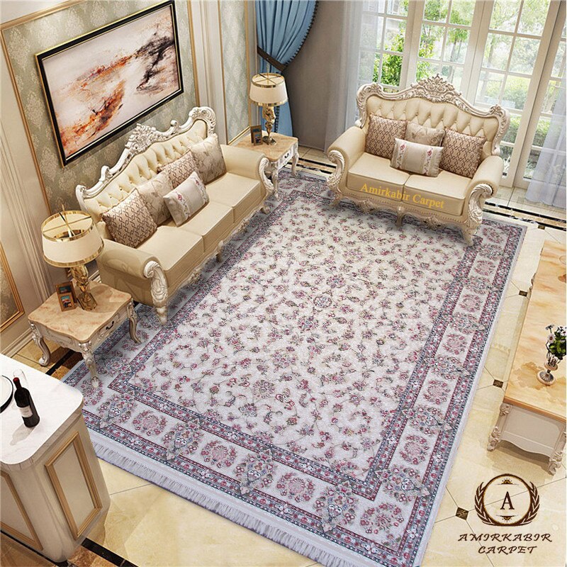 فرش 1200 شانه افشان گل ریز کرم