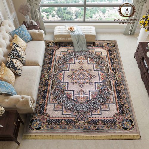 فرش ۷۰۰ شانه طرح گلرنگ