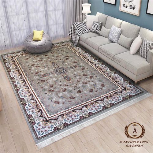 فرش ۷۰۰ شانه طرح نرگس فیلی