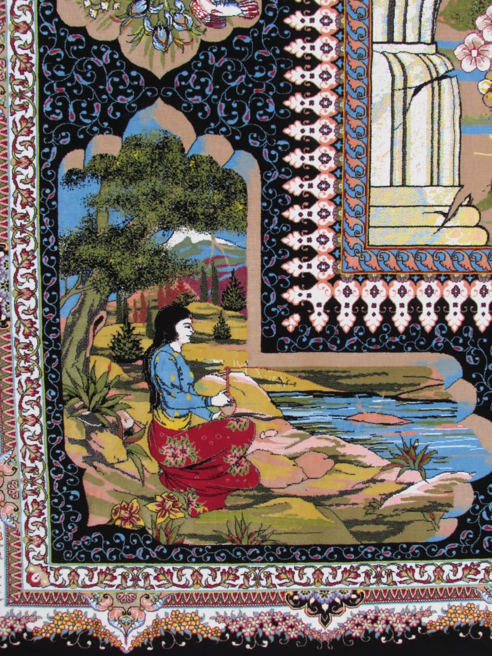 فرش 1200 شانه طرح شکارگاه 8