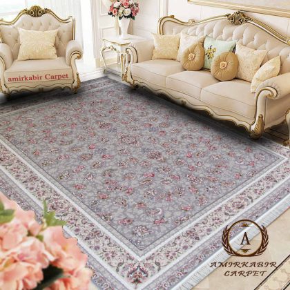 فرش گل سرخ فیلی برجسته 1200 شانه