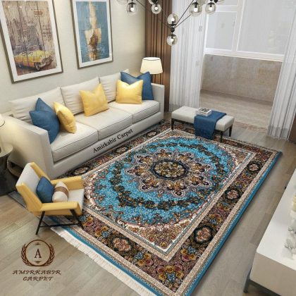 فرش ۷۰۰ شانه طرح ایلیا فیروزه ای
