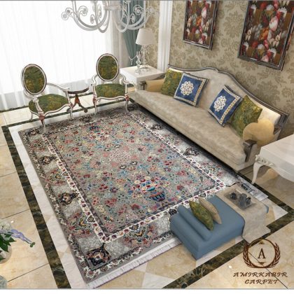 فرش ۷۰۰ شانه طرح شقایق فیلی
