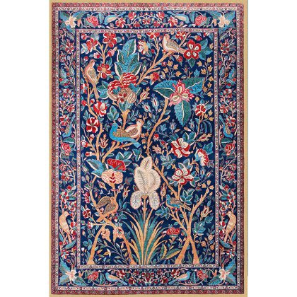 فرش طرح وینتیج(کهنه نما) کاشان  نقشه پرهام