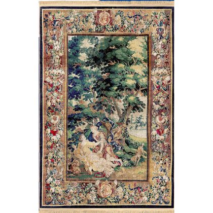 فرش طرح وینتیج باغ بهشت