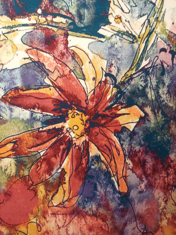 فرش طرح بابونه