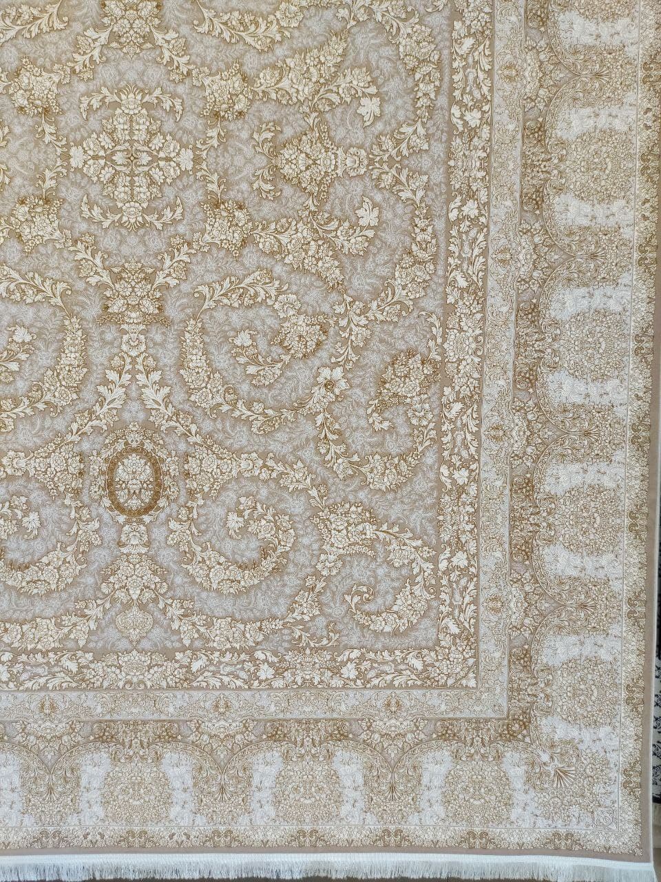 فرش طلاکوب نسکافه ای 1200 شانه