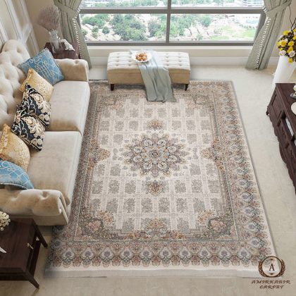 فرش میکائیل کرم 1200 شانه برجسته + فیلم