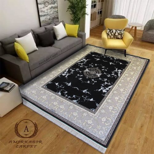 فرش ورساچه سنگی 700 شانه سرمه ای