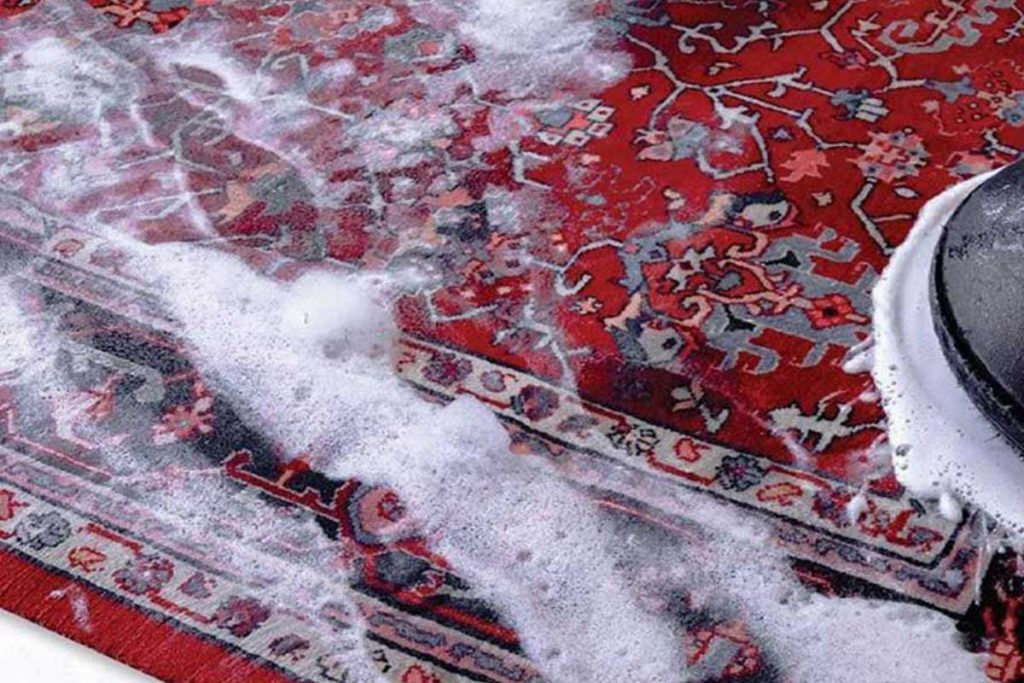 زرد شدن فرش بعد از شستن