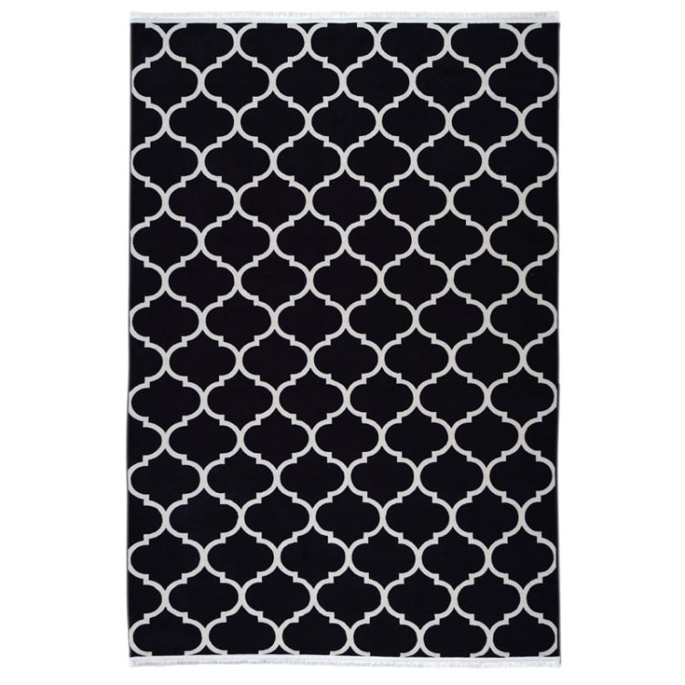 فرش مراکشی کد 100450 مشکی