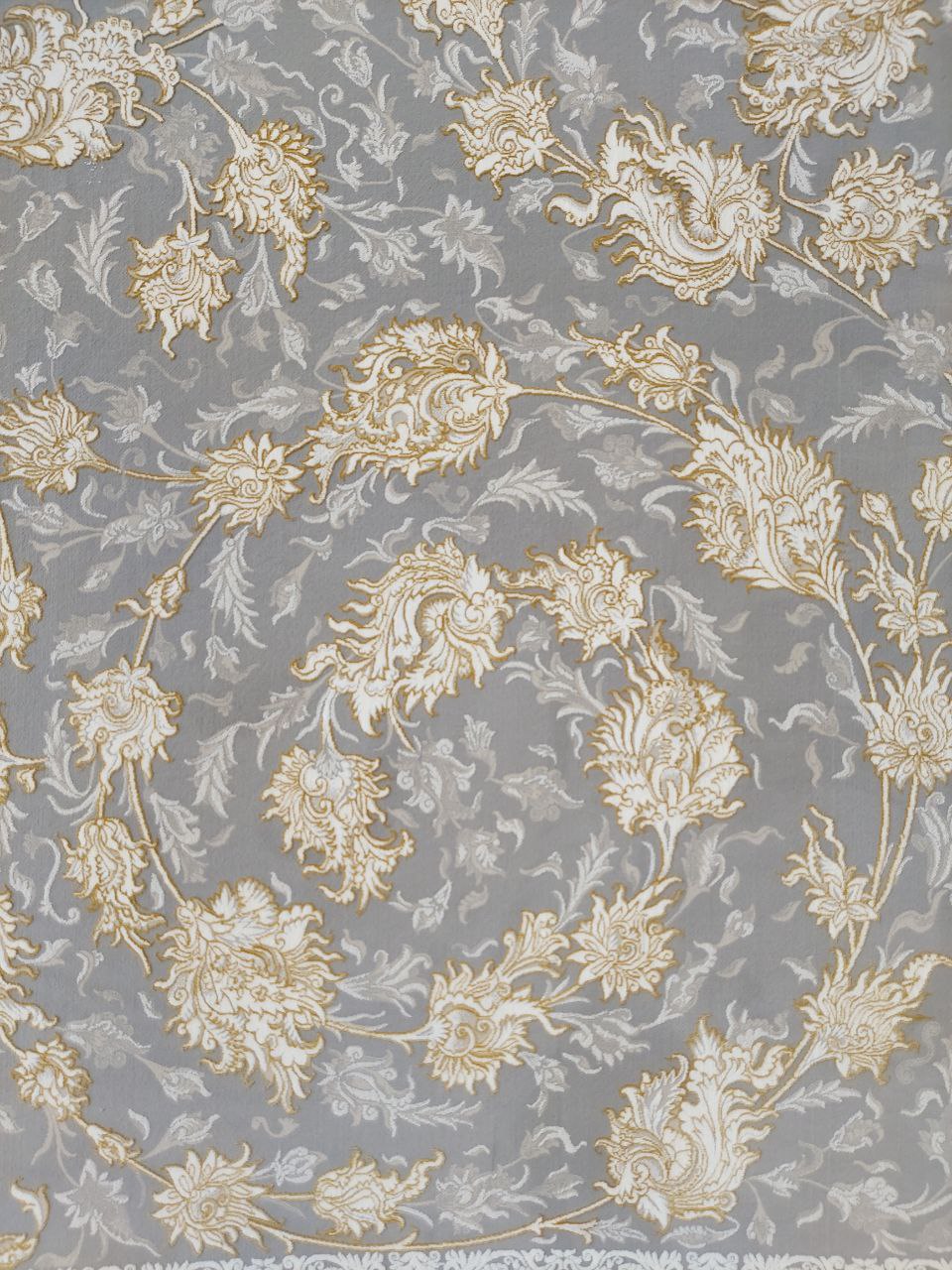 فرش طلاکوب طرح روشا طوسی 1200 شانه