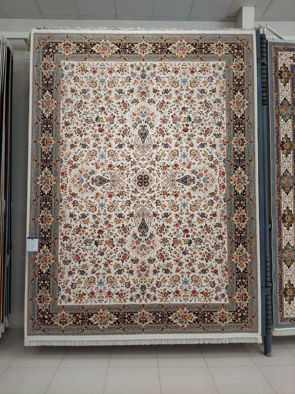 فرش کیمیای سعادت کرم 1200 شانه بدون برجستگی