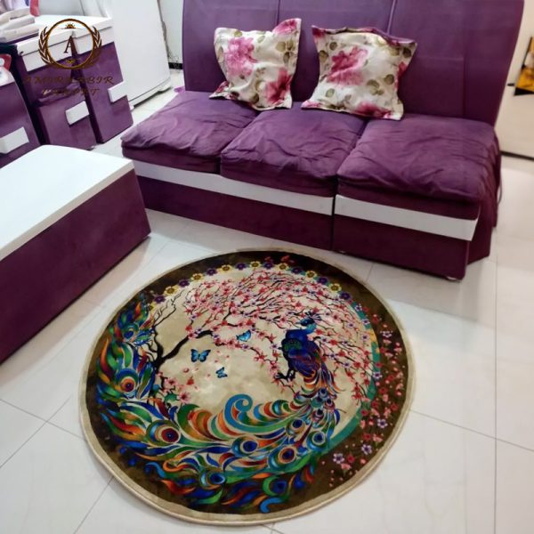 فرش طاووس کد 100457