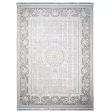 فرش طرح خورشید نقره ای 1200 شانه گل برجسته