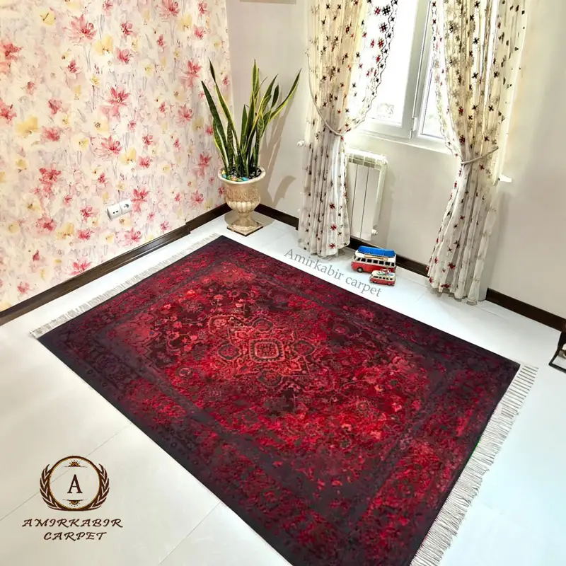 فرش سنتی طرح 100364 لاکی