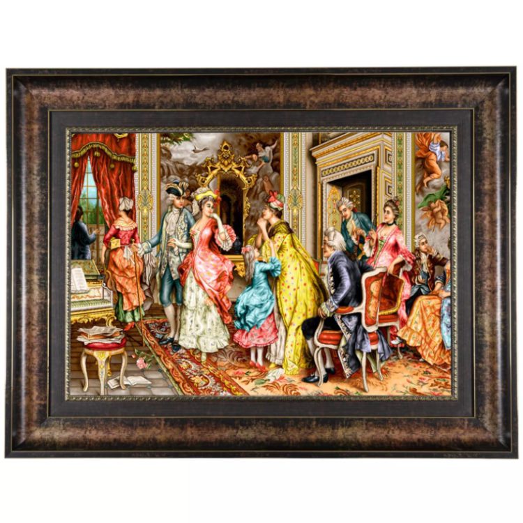 تابلو فرش طرح وداع آخر کد 27