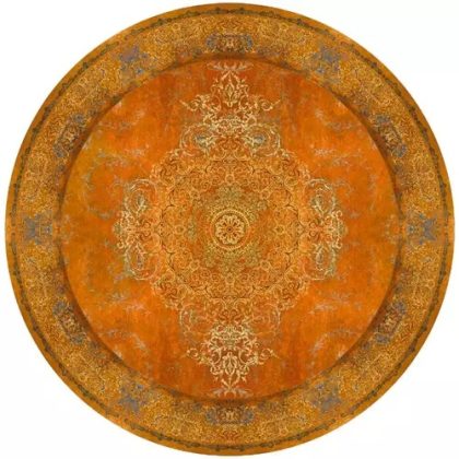 فرش ورساچه گرد کد 300403 آجری 1200 شانه