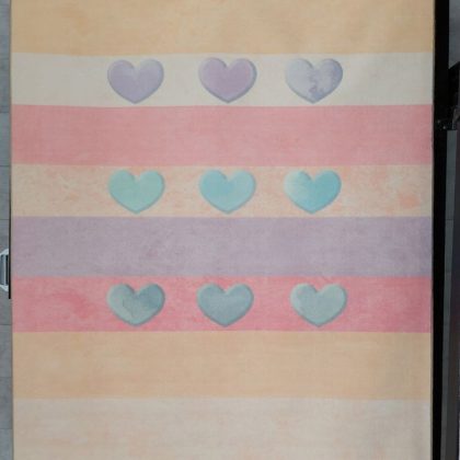 فرش کودک طرح قلب