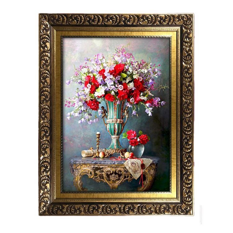 تابلو فرش طرح گل کد 904