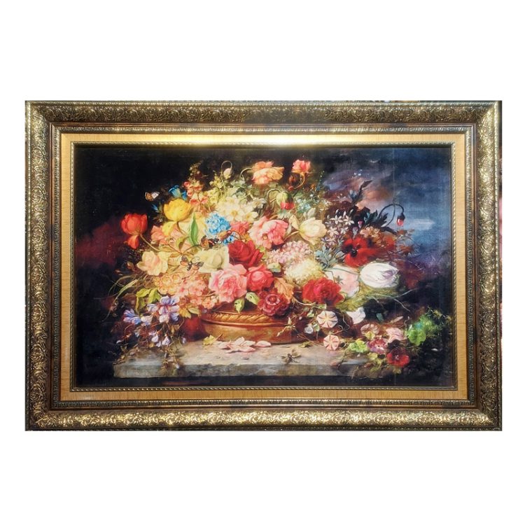 تابلو فرش طرح گل کد 905