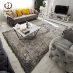 فرش الیا نوک مدادی (طوسی) وینتیج ماهور
