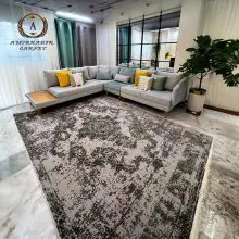 فرش ماهور وینتیج کد 8004 نقره ای 1200 شانه