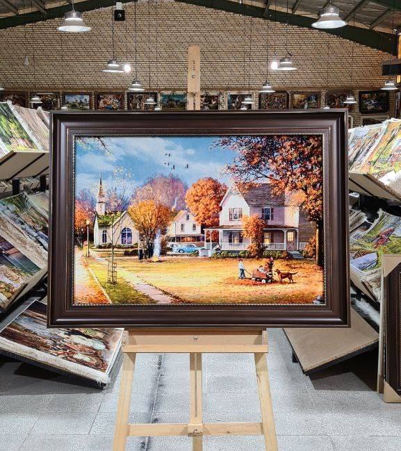 تابلو فرش طرح منظره کد 1433