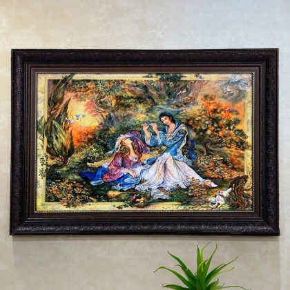 تابلو فرش لیلی و مجنون کد 1225