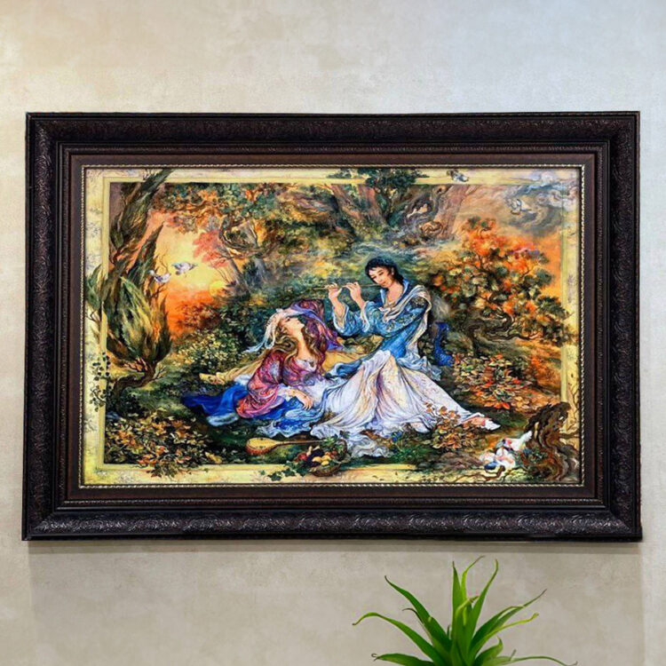 تابلو فرش لیلی و مجنون کد 1225