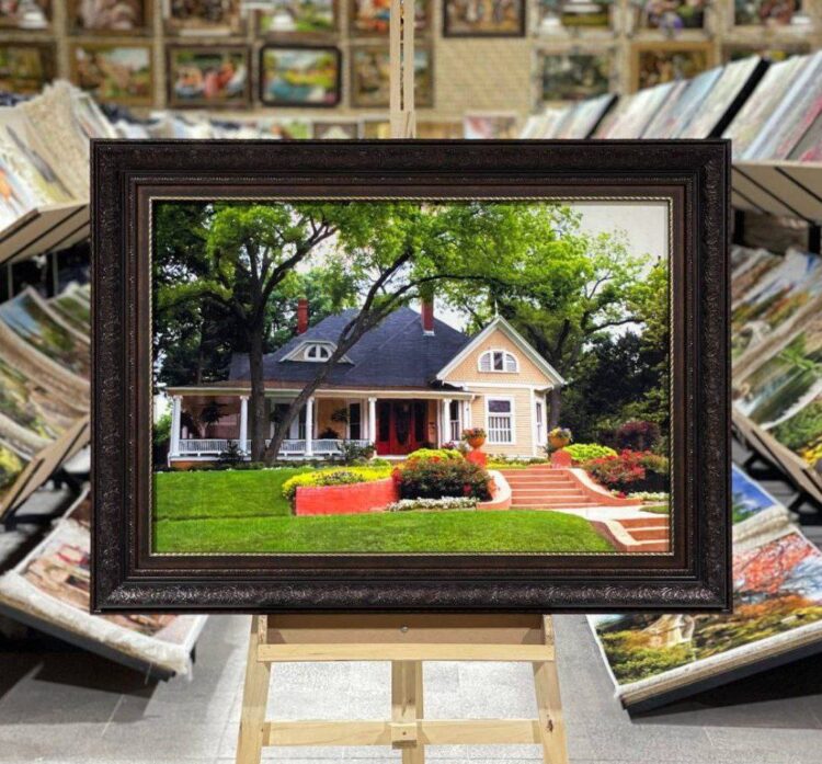 تابلو فرش طرح منظره کد 1441