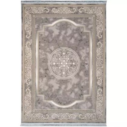 فرش طرح ماردین دودی 1500 شانه گل برجسته