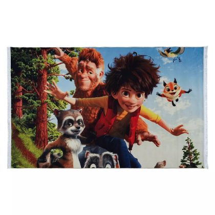 فرش کودک طرح خانواده پا گنده کد 100200 تمام رنگ 700 شانه