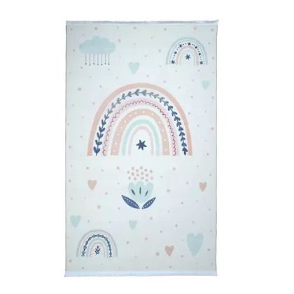 فرش کودک طرح رنگین کمان کد 101268