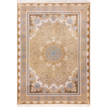 فرش 1200 شانه کد 12456 بژ بزرگمهر