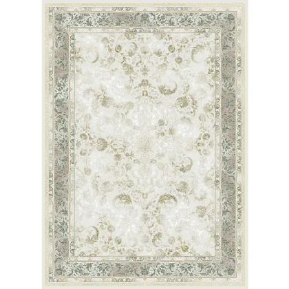 فرش ابریشم گونه آوانته کد 10av0010 سبز