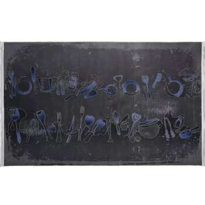 فرش آشپزخانه طرح 101484 خاکستری 700 شانه