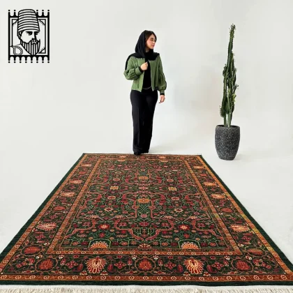 فرش طرح یاقوت کد Q 02503 کلکسیون تینتا