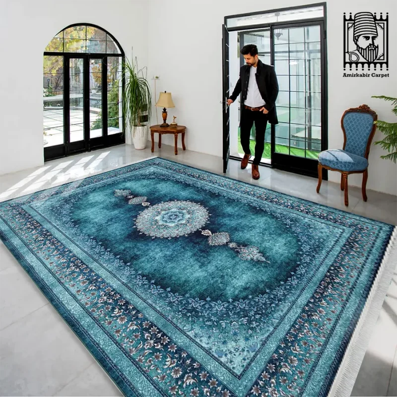 فرش طرح دستباف کد 400400